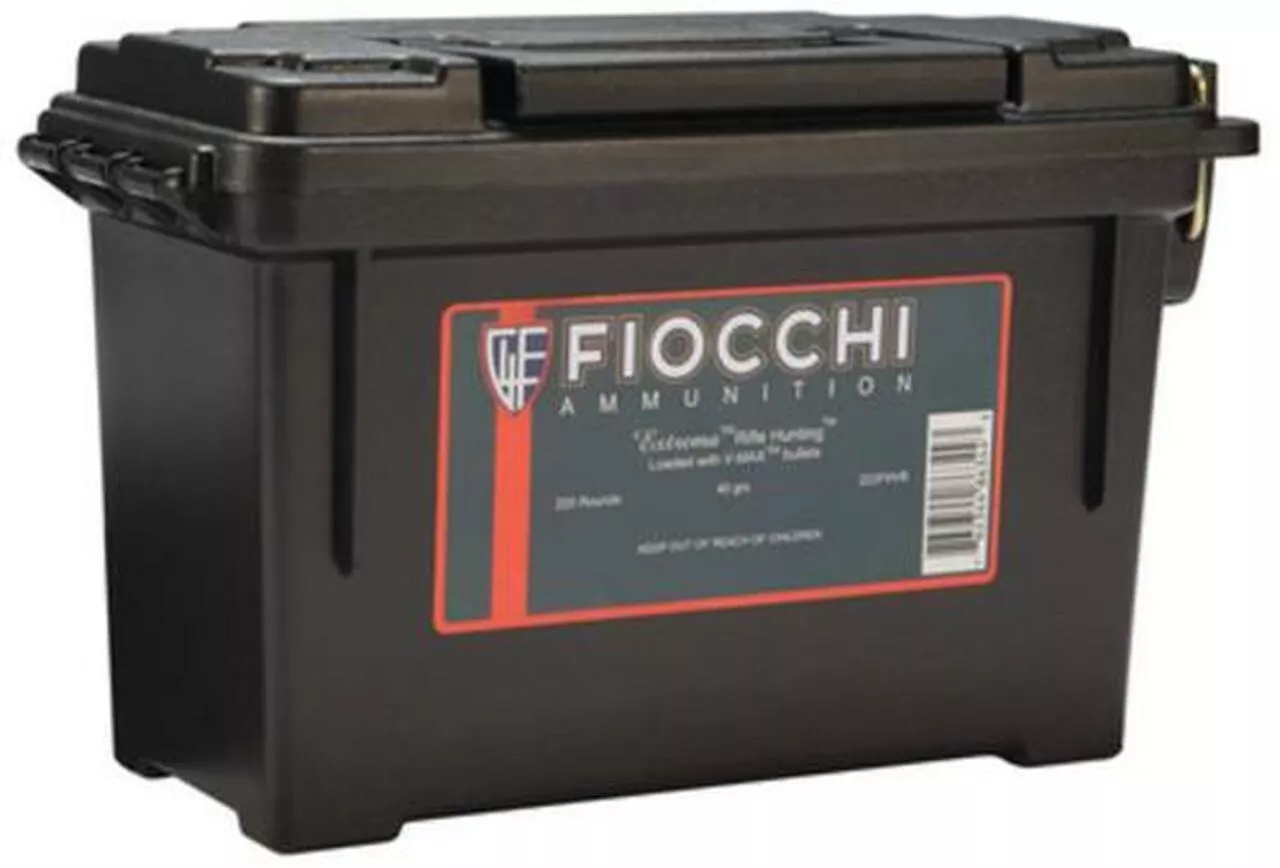 Fiocchi Extrema Hunting .223 Remington 40gr, V-Max 200rd/Case