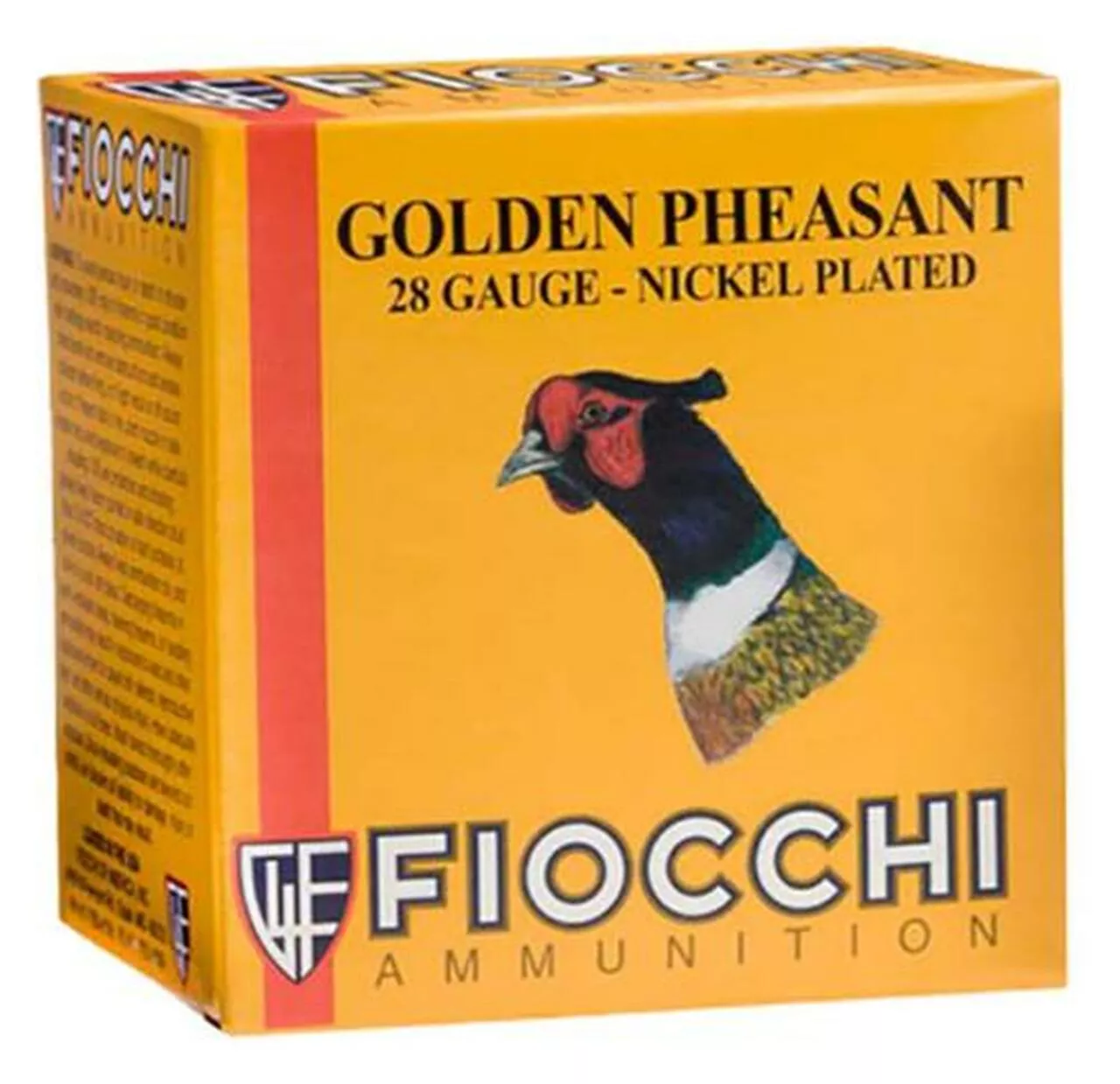 Fiocchi Golden Pheasant 28 Ga, #5, 2.75″, 7/8 oz, 25rd/Box