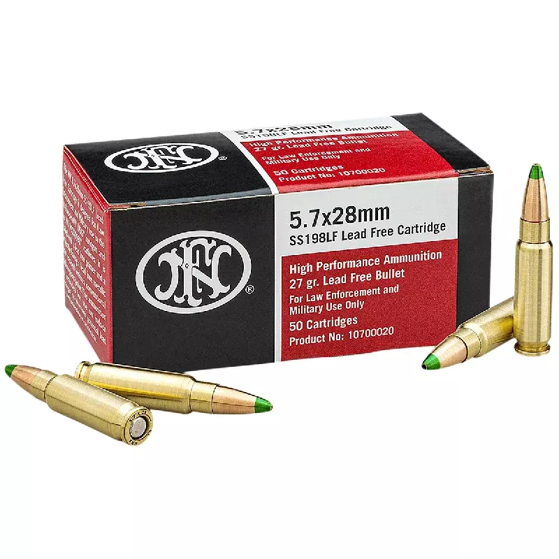 FN 10700020 High Performance 5.7x28mm 27 gr JHP Ammo 50 per box