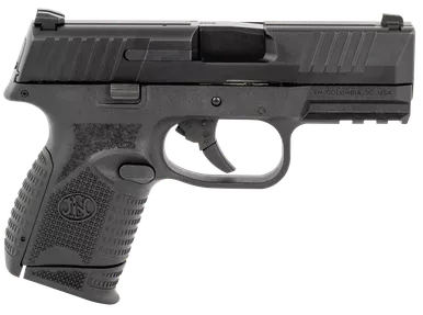 FN 509 Compact 9mm Luger Pistol 3.7" Barrel 10+1 Round Black