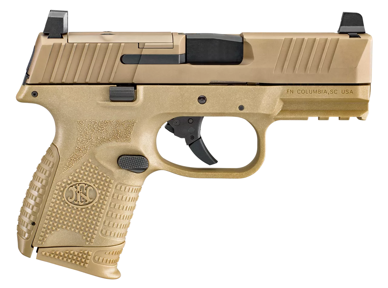 FN 509 Compact MRD 9mm, 3.7″ Barrel, FN Optics Mounting System, Flat Dark Earth, 2x 10rd
