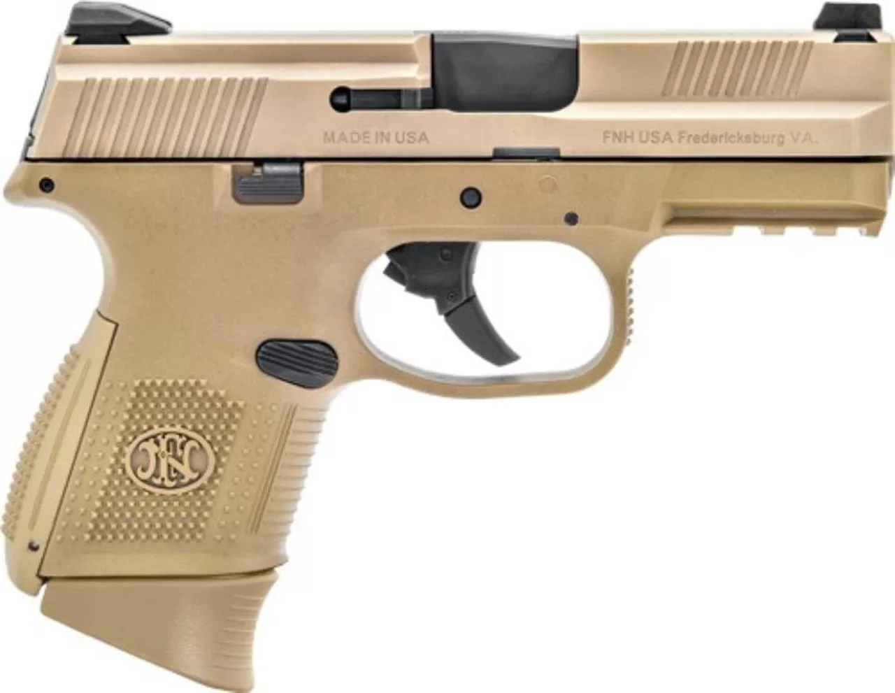 FN FNS-9C 9mm Compact 3.6″ Barrel Full Flat Dark Earth 12rd Mag
