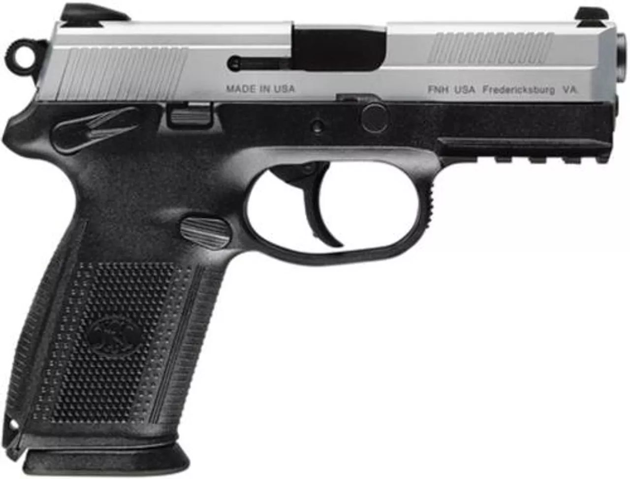 FN FNX-40 DA/SA 40S&W 4″ Barrel, 3 Mags Checkered Black Poly Grip/SS, 14rd