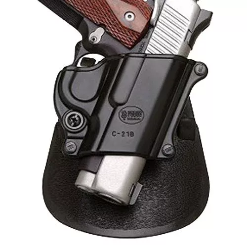 Fobus C21B StandardBelt 1911 Style, No Rail Plastic Black