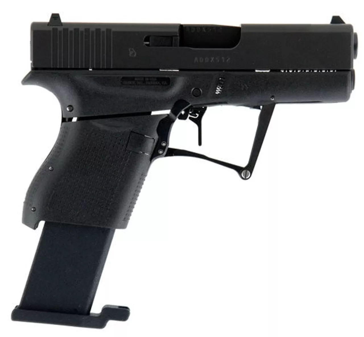 Full Conceal M3S G43 Foldable Sub-Compact Pistol, 9MM, 3.39″ Barrel, Fixed Sights, Glock 43 Slide 8rd Mag
