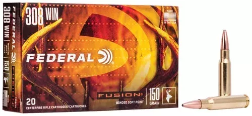 Fusion, 308 Win, 150 grain, Fusion SoftPoint, 20/box