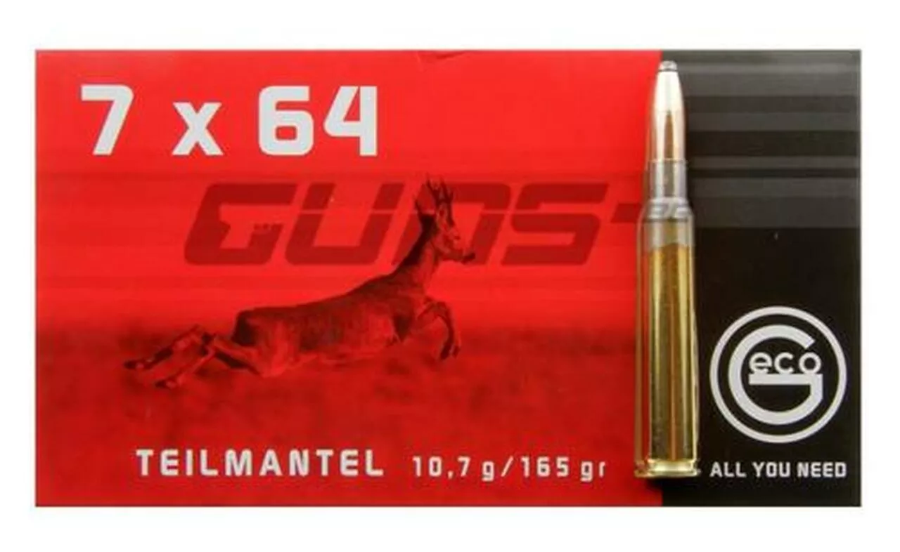 Geco 7x64mm Brenneke 165gr, Soft Point, 20rd Box
