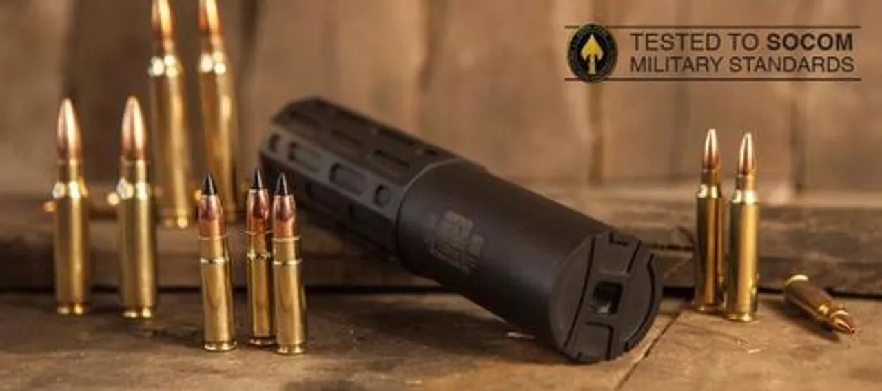 Gemtech ONE, Compact Titanium 7.62 Suppressor