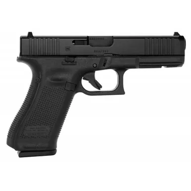 Glock 17 Gen 5 9mm Luger Pistol 4.49" Barrel 10+3 Round Black Night Sights