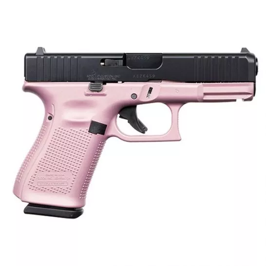 Glock 19 Gen 5 FS 9mm Pistol, Pink/Black – ACG-57023