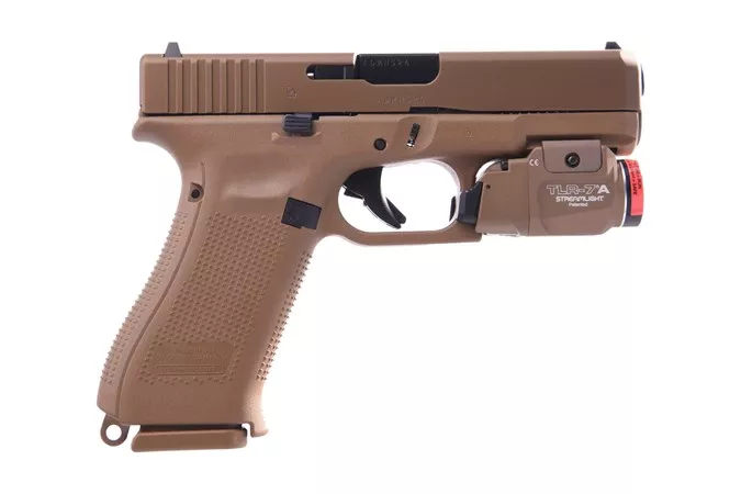 Glock 19X 9mm Pistol with Streamlight TLR7A