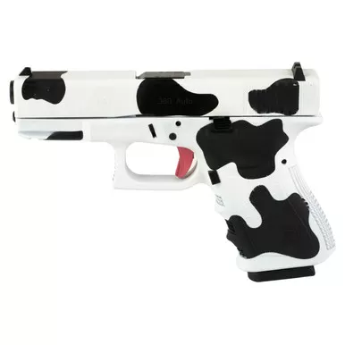 Glock 25 Gen3 .380 ACP Pistol 15+1 Round Cow Print Cerakote