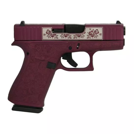 Glock 43X 9mm Pistol, Black Cherry Paisley – PX4350201BCP