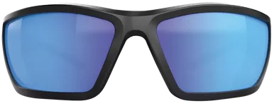 Glock AS41040 Blue Line Tactical Glasses Blue Mirror Lens Black Frame