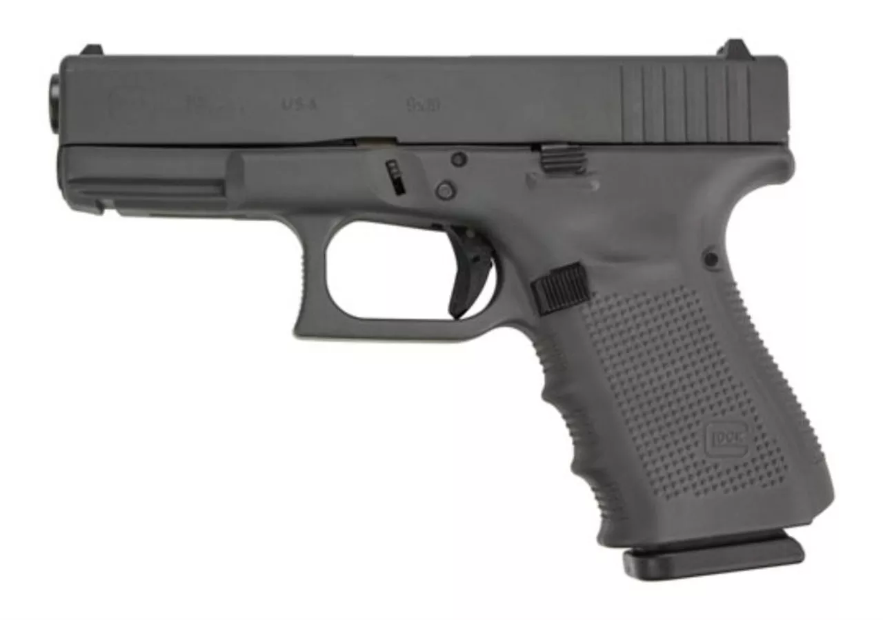 Glock G19 Gen4, 9MM, 4″, Cerakote Elite Smoke Finish, 15rd, USA Made