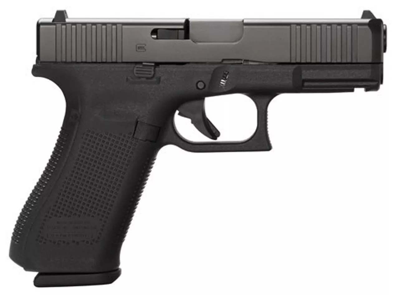 Glock G45, 9mm, 4.02″ Barrel, 10rd, AmeriGlo FS, Black Frame, Black nDLC Slide