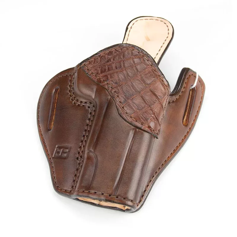 Government Holster – Tan with Elephant Trim