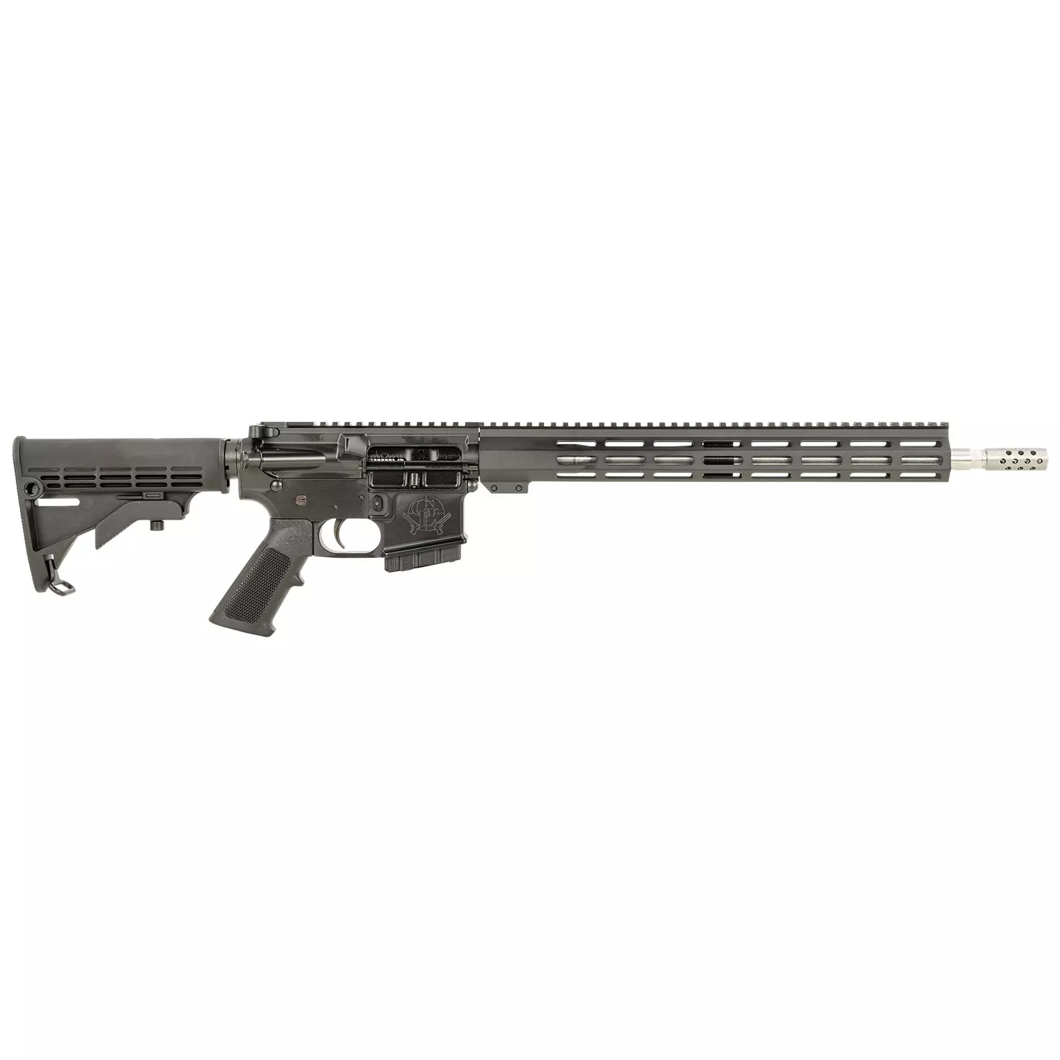 Great Lakes Firearms AR-15 350 Legend 5+1 18” Stainless Barrel, Black Rec, A2 Grip, Carbine Stock, Compensator