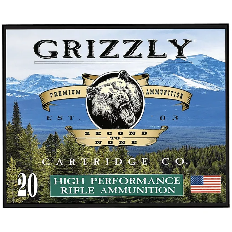 Grizzly Ammo Full Metal Jacket Flat Point Ammo, +P+ 360gr 20 Per Box/10 Case 44Mag – GC44M+P3