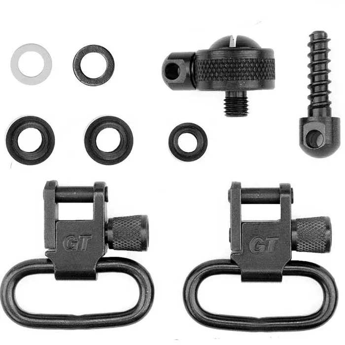 Grovtec Most Pumps and Autos Swivel Set 1″ Loops Black