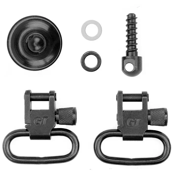 Grovtec Remington 870, 870 Youth 20 Gauge Swivel Set 1″ Loops Black