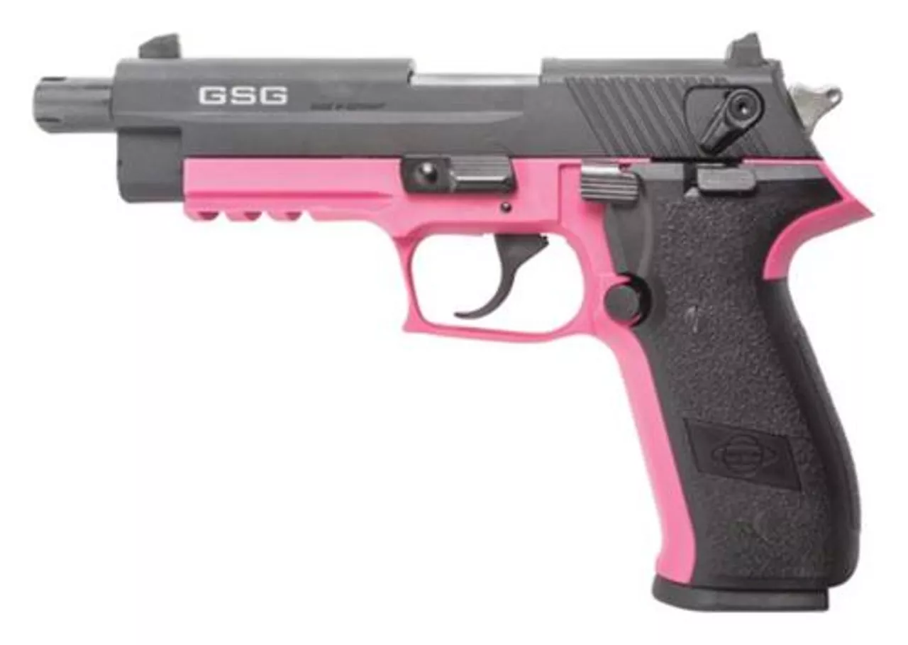 GSG Firefly 22LR, 4″ Threaded Barrel, 10rd, Pink Frame