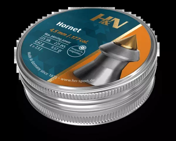 H&N Hornet 177 Cal Air Pellets 9.57gr / 0,62g (225pk)