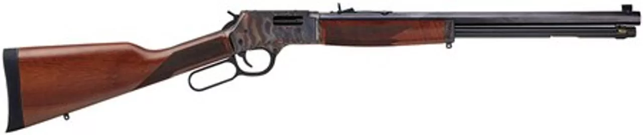 Henry Repeating Arms, Big Boy Color Case Hardened, Lever Action, 44 Mag/44 Special, 16.5″ Octagon Blued Steel Barrel, Straight-grip American Walnut Stock, Fully Adjustable Semi-Buckhorn Sights, 7 Rounds