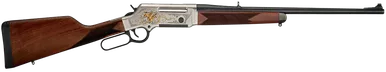 Henry Repeating Arms Long Ranger Lever Action Rifle .243 Winchester 20" Barrel Nickel Plated Receiver with 24k Gold Inlay