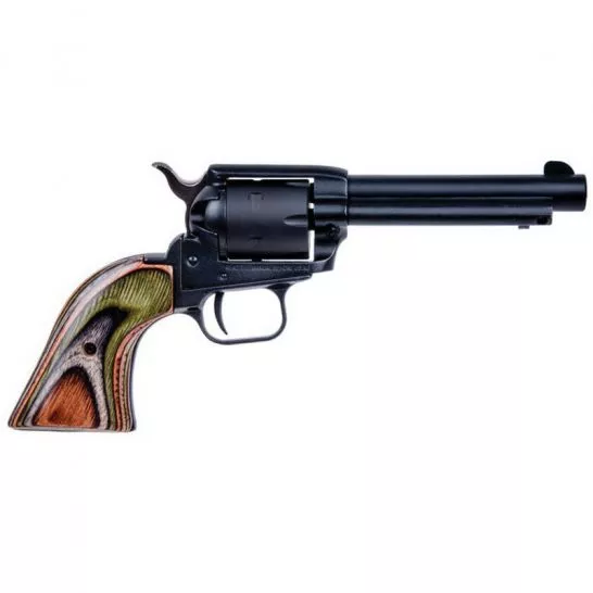 Heritage Manufacturing Rough Rider 4.75″ .22lr/.22 Mag Small Bore Revolver, Black Satin – RR22MBS4
