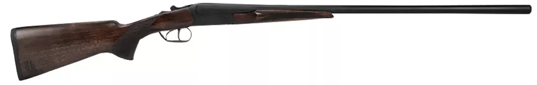 Heritage Mfg BL2828BK Badlander 28 Gauge Break-Open 3″ 2+1 28″ Black Chrome Side By Side Barrel, Black Chrome Receiver, Fixed Turkish Walnut Stock