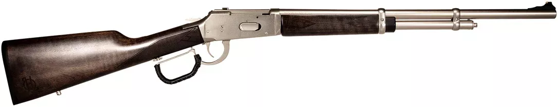 Heritage Mfg RS41020NI Range Side 410 Gauge 5+1 20″ Nickel Steel Barrel, Nickel Receiver, Turkish Walnut Fixed Wood Stock