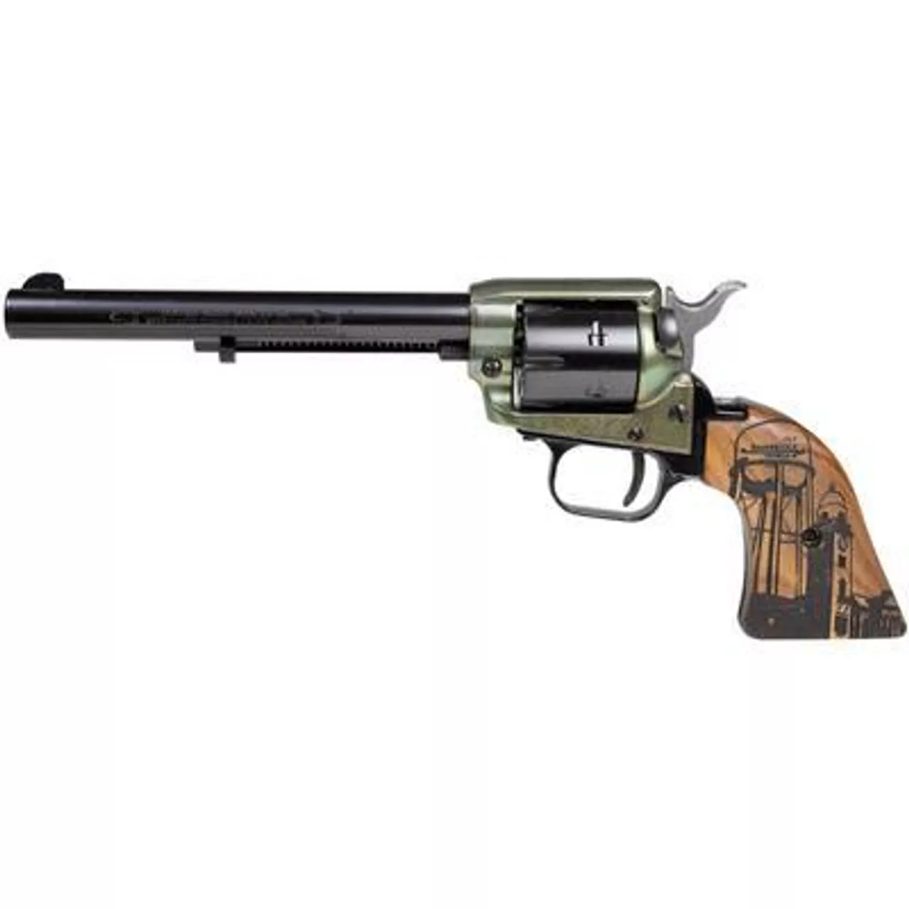 Heritage Rough Rider .22LR/22 Mag, 6.5″ Barrel, Case Hardened, Bainbridge, 6rd