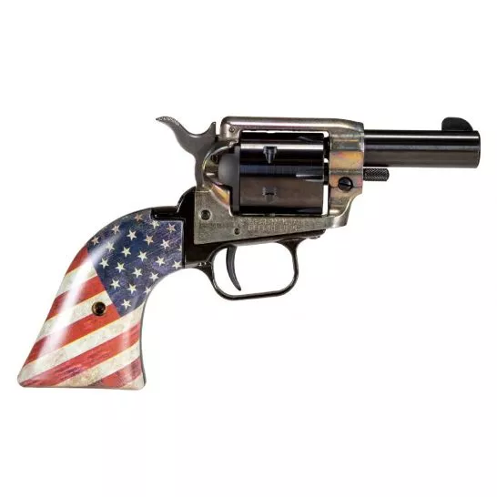 Heritage Rough Rider Barkeep 2″ .22 LR Revolver, US Flag Grip – BK22CH2USFLAG