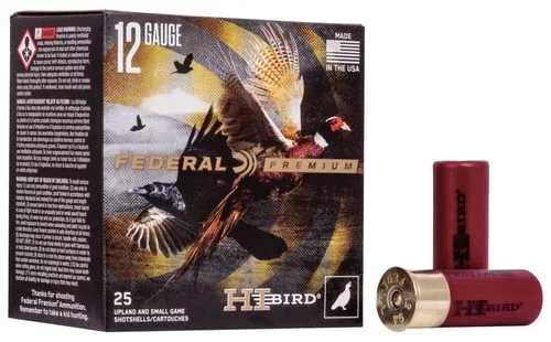 Hi-Bird Upland, 12 gauge, 2.75″, 1.25 oz,#6 Shot, 25/box