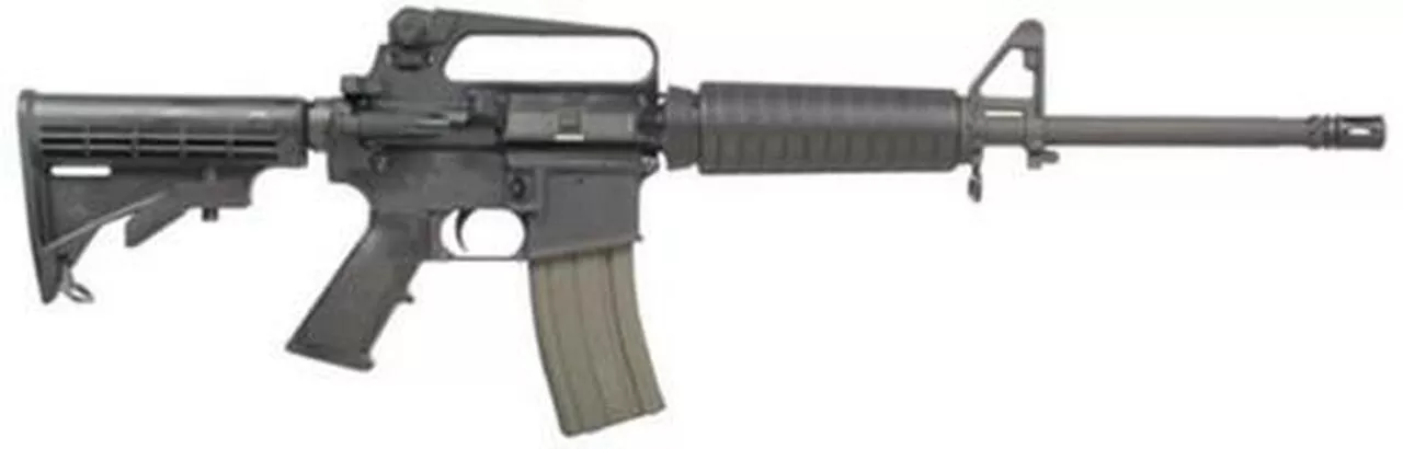 Hi-Point Model 4095TS .40 Smith & Wesson 17.5″ Barrel Black Pink Polymer Skeletonized Target Stock Adjustable Sights 10rd