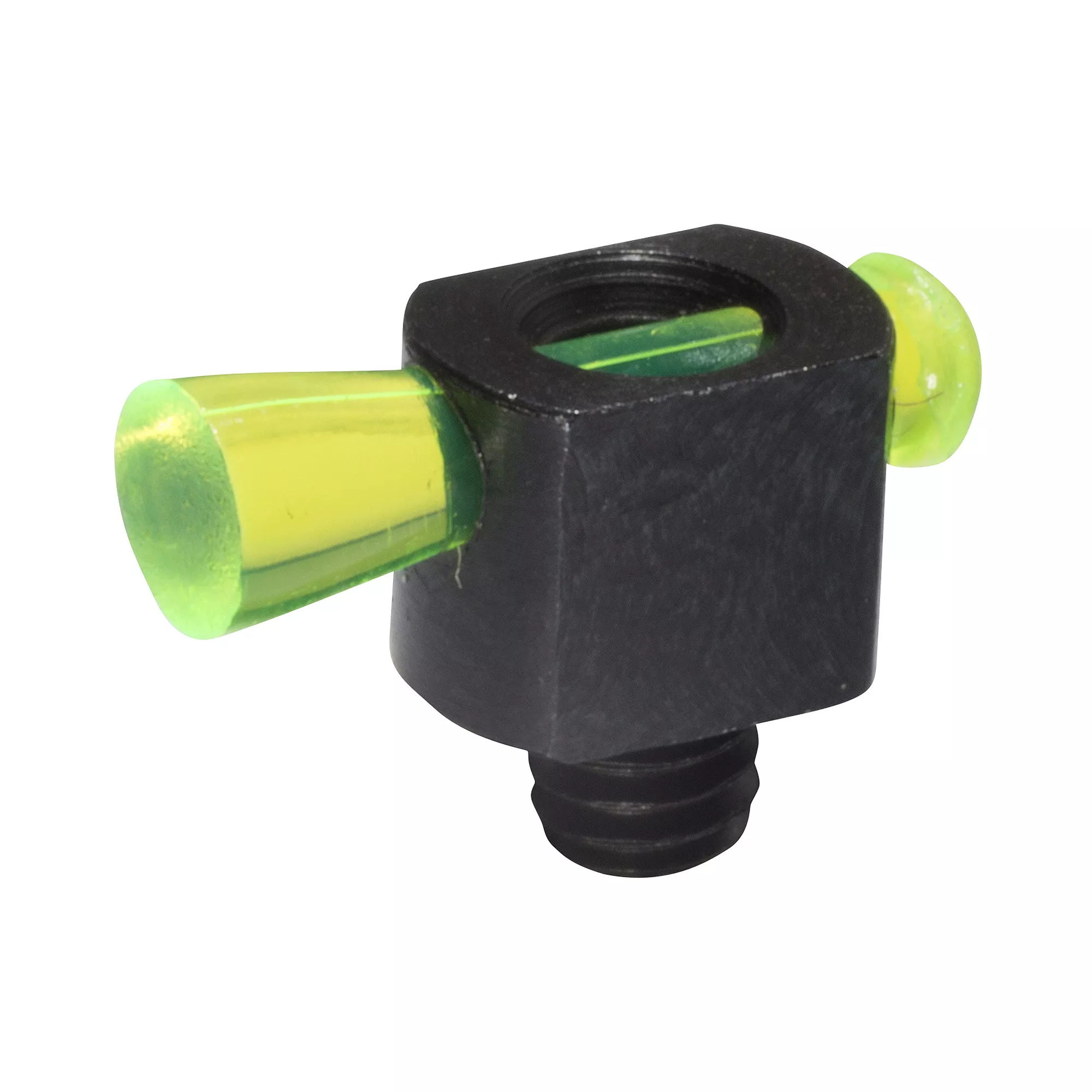 HiViz BD1007G Spark II Bead Replacement Front Sight Black | Green Fiber Optic Universal Threads