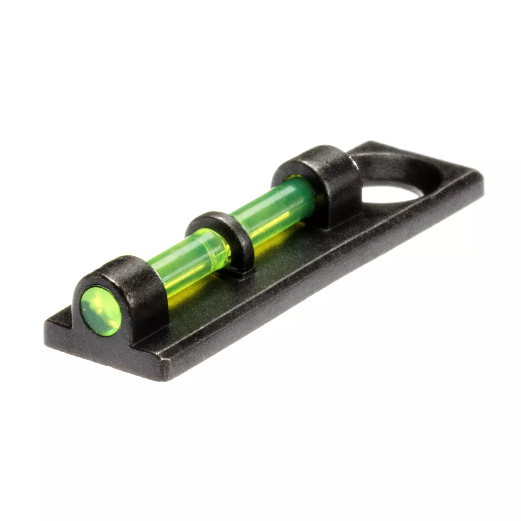 HiViz FL2005G Flame Bead Replacement Front Sight Black | Green Fiber Optic Front Sight Universal Threads