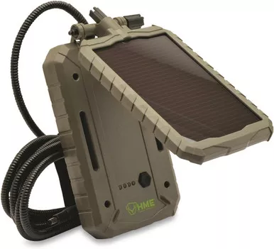 HME 5000 MAH Solar Power Panel Weather Resistant 10Ft Cord 4.5MM Adaptor
