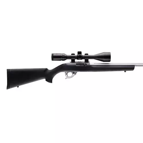 Hogue 22000 OverMoldedRifle Stock Ruger 10/22 with Standard Barrel Diameter Rubber Black