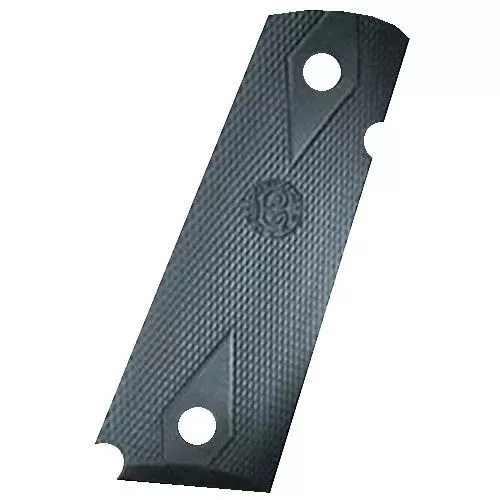 Hogue 45010 Rubber Grip PanelsCheckered 1911 Government Black