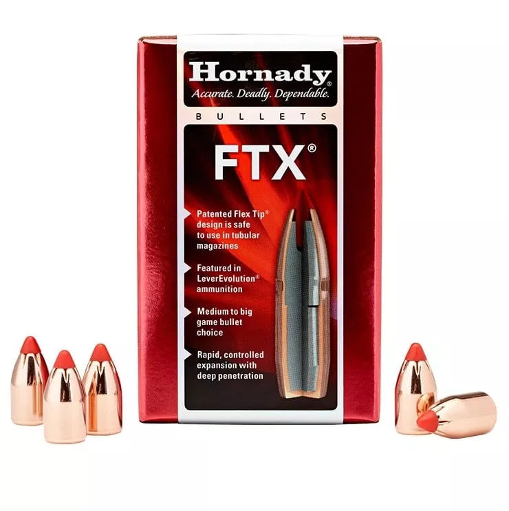 HORNADY BULLETS FTX RIFLE 100ct