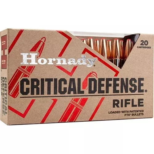 Hornady Critical Defense FTX Rifle 223 Rem Ammo