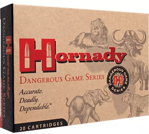 Hornady Dangerous Game Series Rifle Ammunition .416 Rigby 400 gr DGS 2415 fps – 20/box