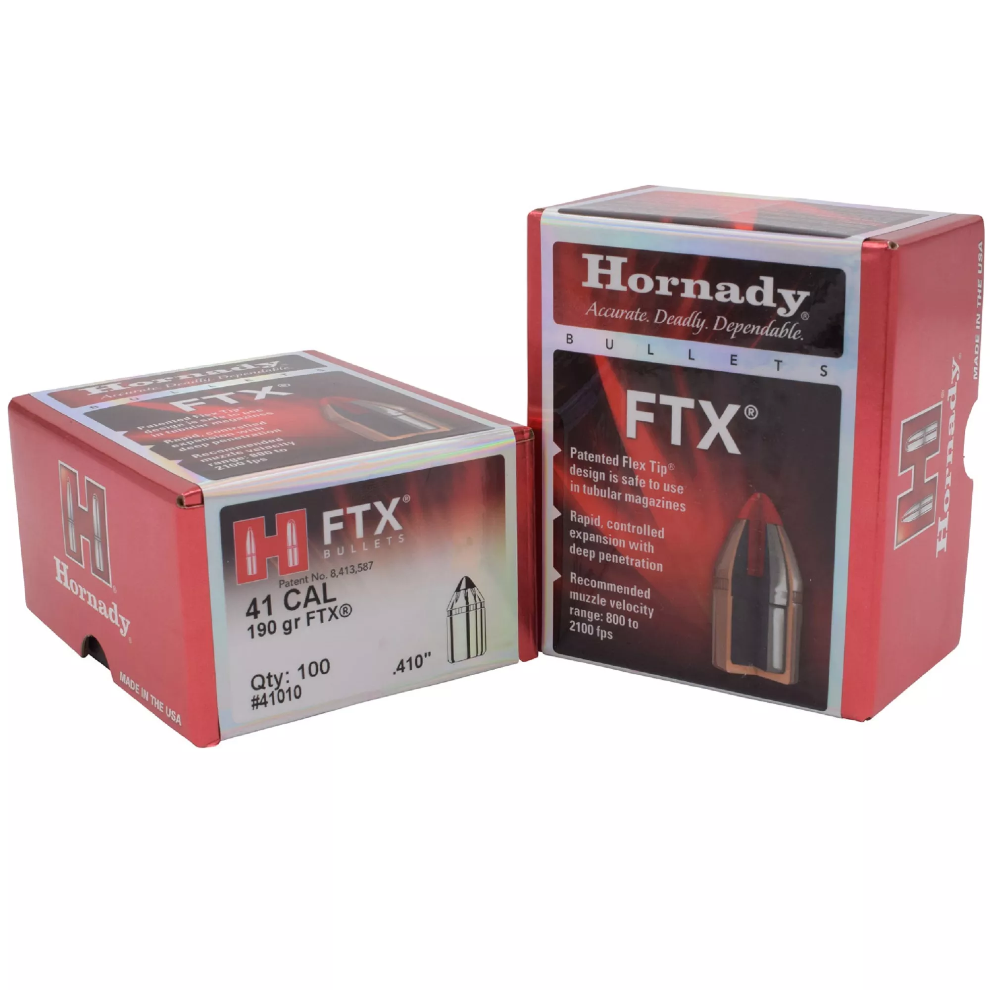 Hornady FTX Handgun 41 Caliber .410 190 GR 100 Box
