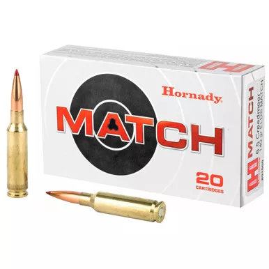 Hornady Match Ammo 6.5mm Creedmoor 140gr ELD-M 20/Box