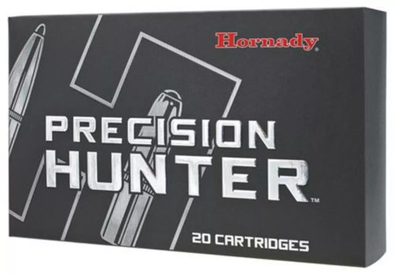 Hornady Precision Hunter Ammunition, .270 Win, ELD-X, 145 Gr, 20rd Box