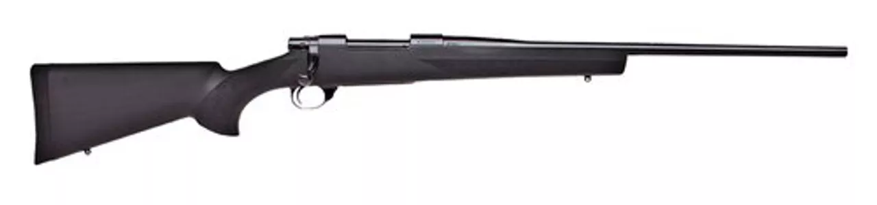 Howa 1500 Hogue .308 Win, 20″ Threaded Heavy Barrel, Black Hogue Overmolded Stock, 5rd