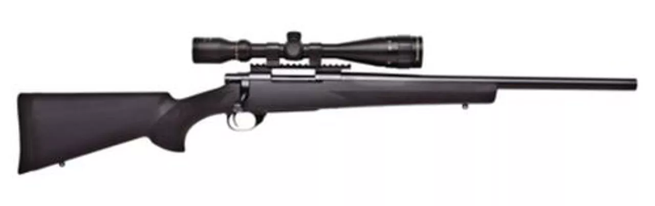 Howa/Hogue GameKing Scope Package 6.5×55 Swedish 22″ Contour Barrel Blue Finish Black Hogue Stock 5rds With GameKing 3.5-10x44mm Riflescope
