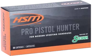 HSM Ammo .500 S&W Magnum 400 Grain Jacketed Soft Point Box of 20